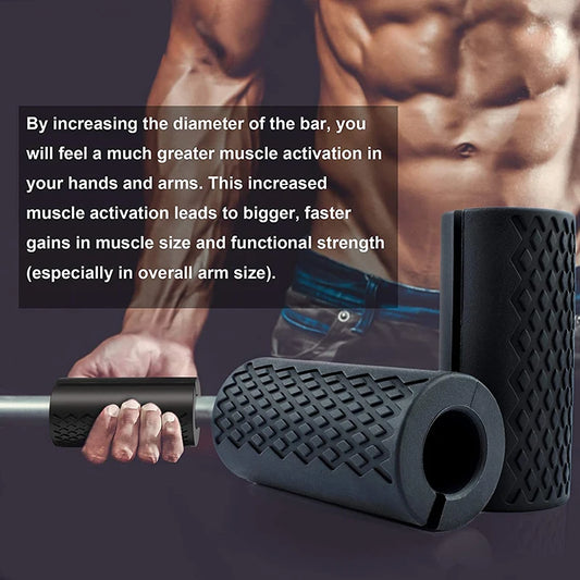 Barbell Dumbbell Booster Grip – Portable Fitness Accessory for Safety