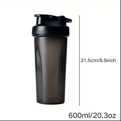 Portable Protein Shaker Bottle – BPA-Free Blender Cup with Mixing Ball