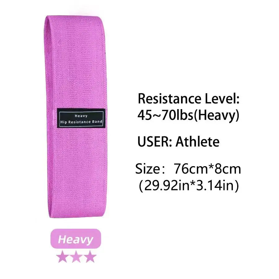 Non-Slip Fabric Booty Bands – Glute & Squat Resistance Bands for Home & Gym