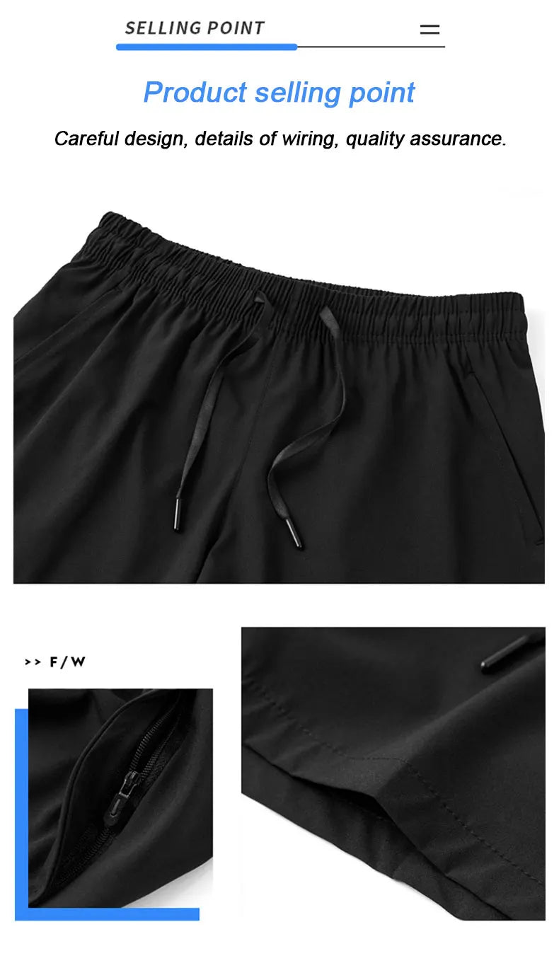 Men’s Quick-Dry Running Shorts – Lightweight & Breathable
