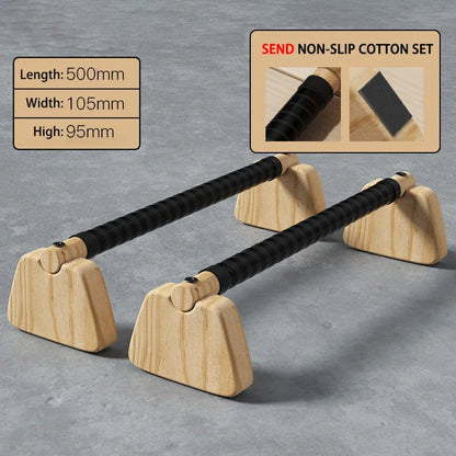 Beech Wood Push-Up Bar – Premium Parallettes for Strength & Calisthenics Training