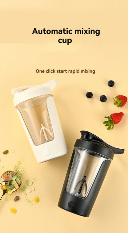 Electric Protein Shaker Bottle – Automatic Mixing Cup for Protein, Coffee, and Fitness Drinks,