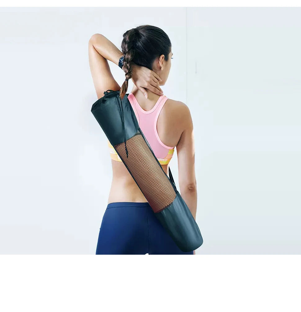 WESTTUNE Non-Slip Yoga Mat – Eco-Friendly, Anti-Tear Pilates & Fitness Mat with Carrying Strap and Bag for Women