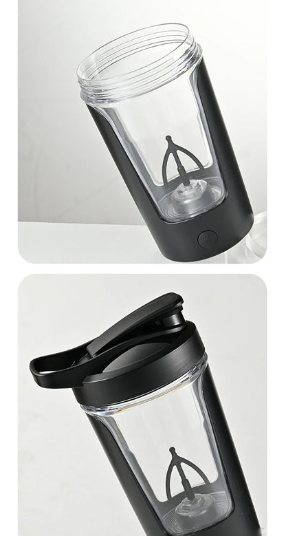 Electric Protein Shaker Bottle – Automatic Mixing Cup for Protein, Coffee, and Fitness Drinks,