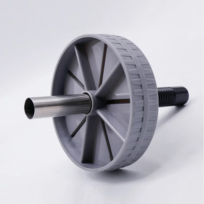 AB Roller with Disassembled Parts Displayed Including Wheel, Handles, and Core Shaft for Easy Assembly and Home Workout