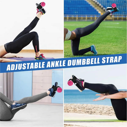 Foot Strap for Dumbbell – Secure Foot Weight Strap for Leg Workouts, Strength Training & Resistance Exercises