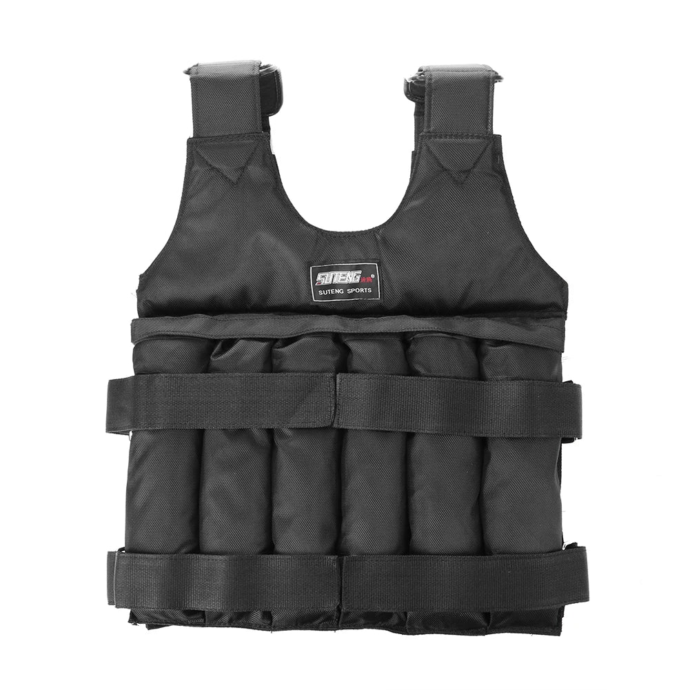 Adjustable Weighted Vest for Running & Workout – 3/15/35kg Training Suit, Fitness Vest for Men & Women, CrossFit, Jogging, and Strength Training