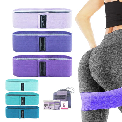 Non-Slip Fabric Booty Bands – Glute & Squat Resistance Bands for Home & Gym