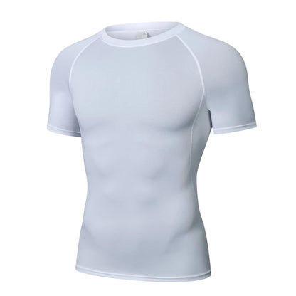 Men's Quick-Dry Tight-Fit Gym Training Running Sports T-Shirt